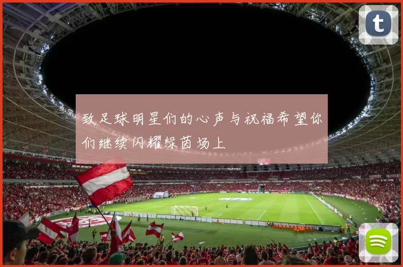 致足球明星们的心声与祝福希望你们继续闪耀绿茵场上