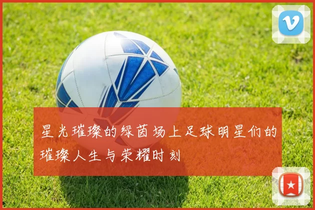 星光璀璨的绿茵场上足球明星们的璀璨人生与荣耀时刻